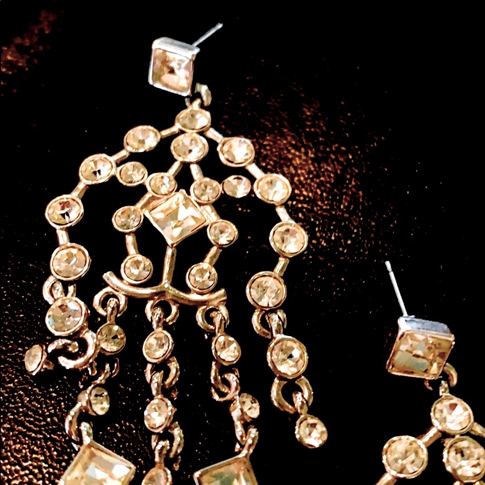 Givenchy crystal chandelier earrings